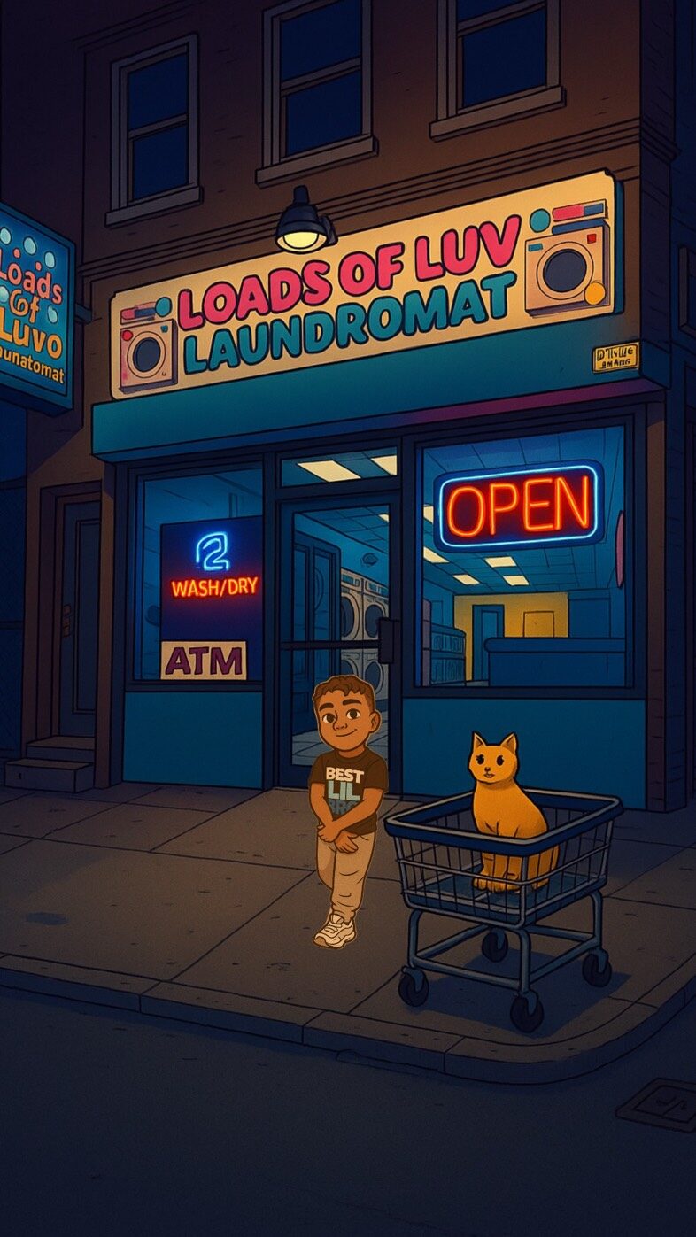 Loads of Luv Laundromat storefront at 2821 Germantown Ave Philadelphia
